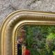 Gilded Louis-Philippe mirror 76 x 55 cm