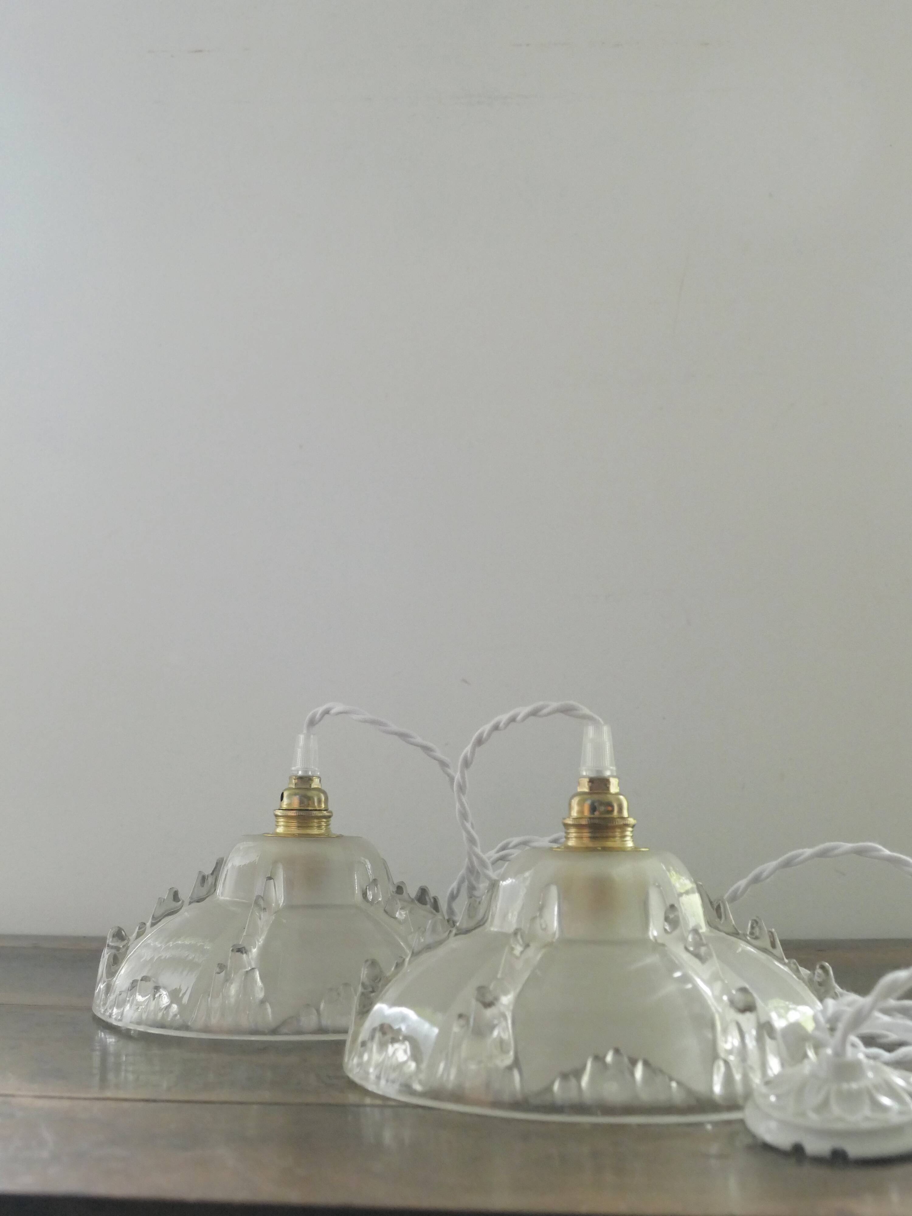 Pair of pendant lights