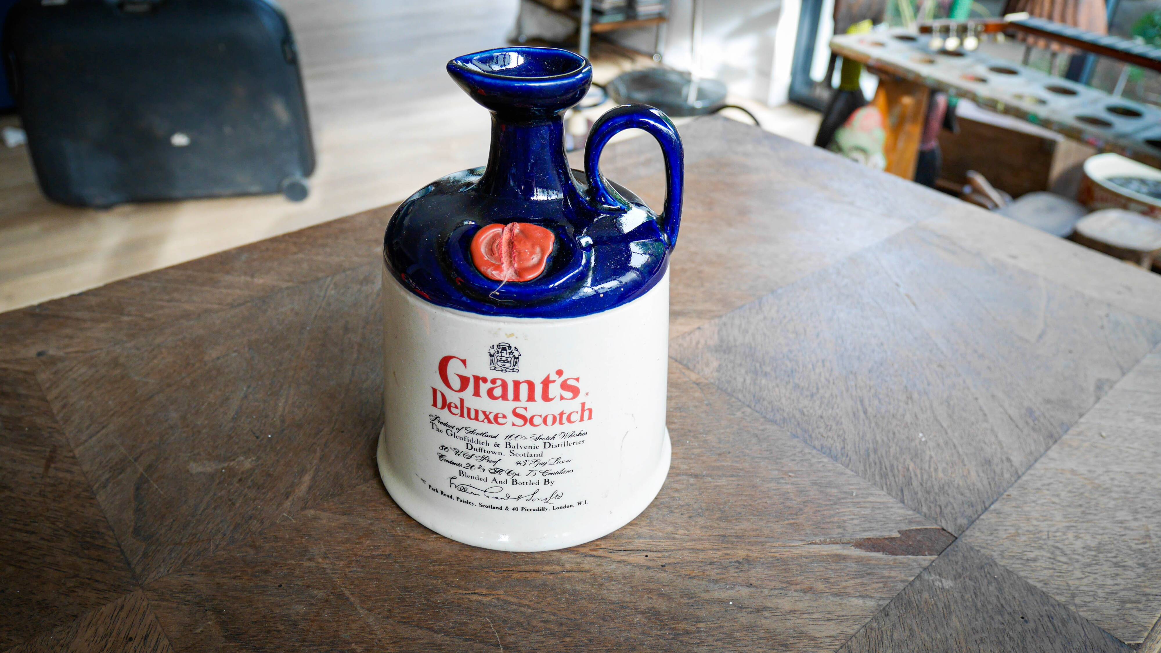 Vintage Brot ceramic Scotch Grant's Deluxe