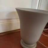 Grey opaline tulip lamp, Art Deco, typical 1930s