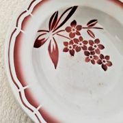 Ancienne Assiette Creuse Badonviller Vintage