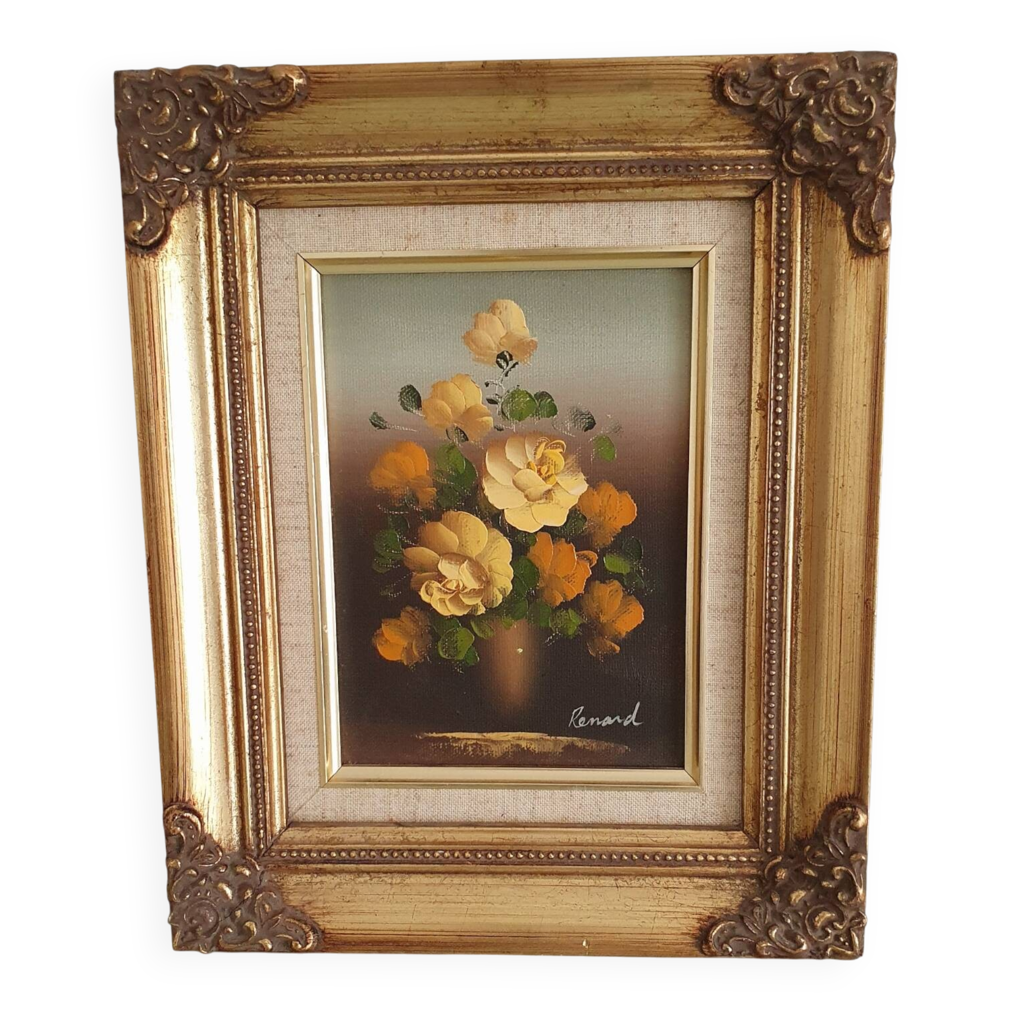 Oil painting - bouquet of roses