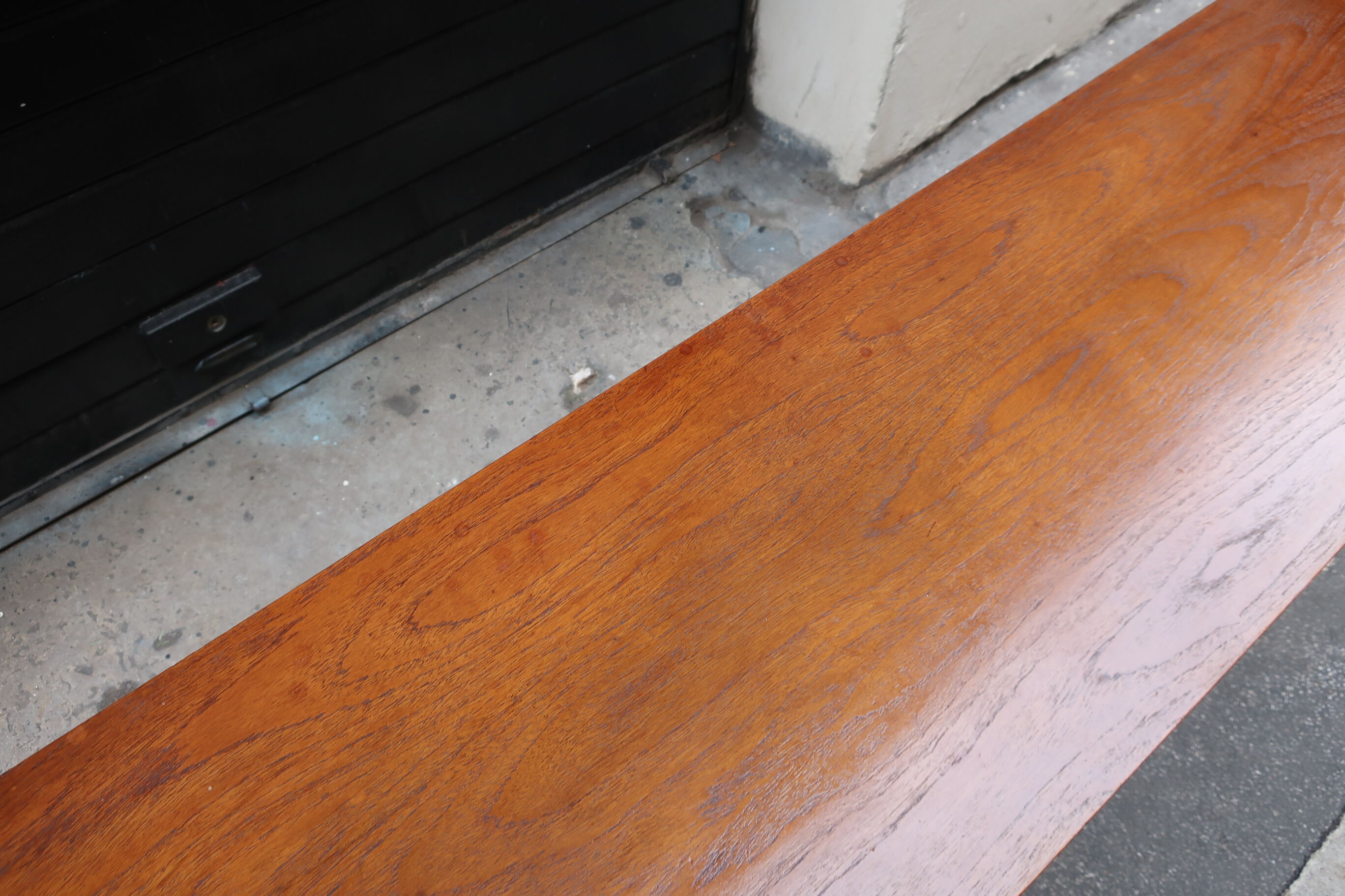 Row of the 1960s teak