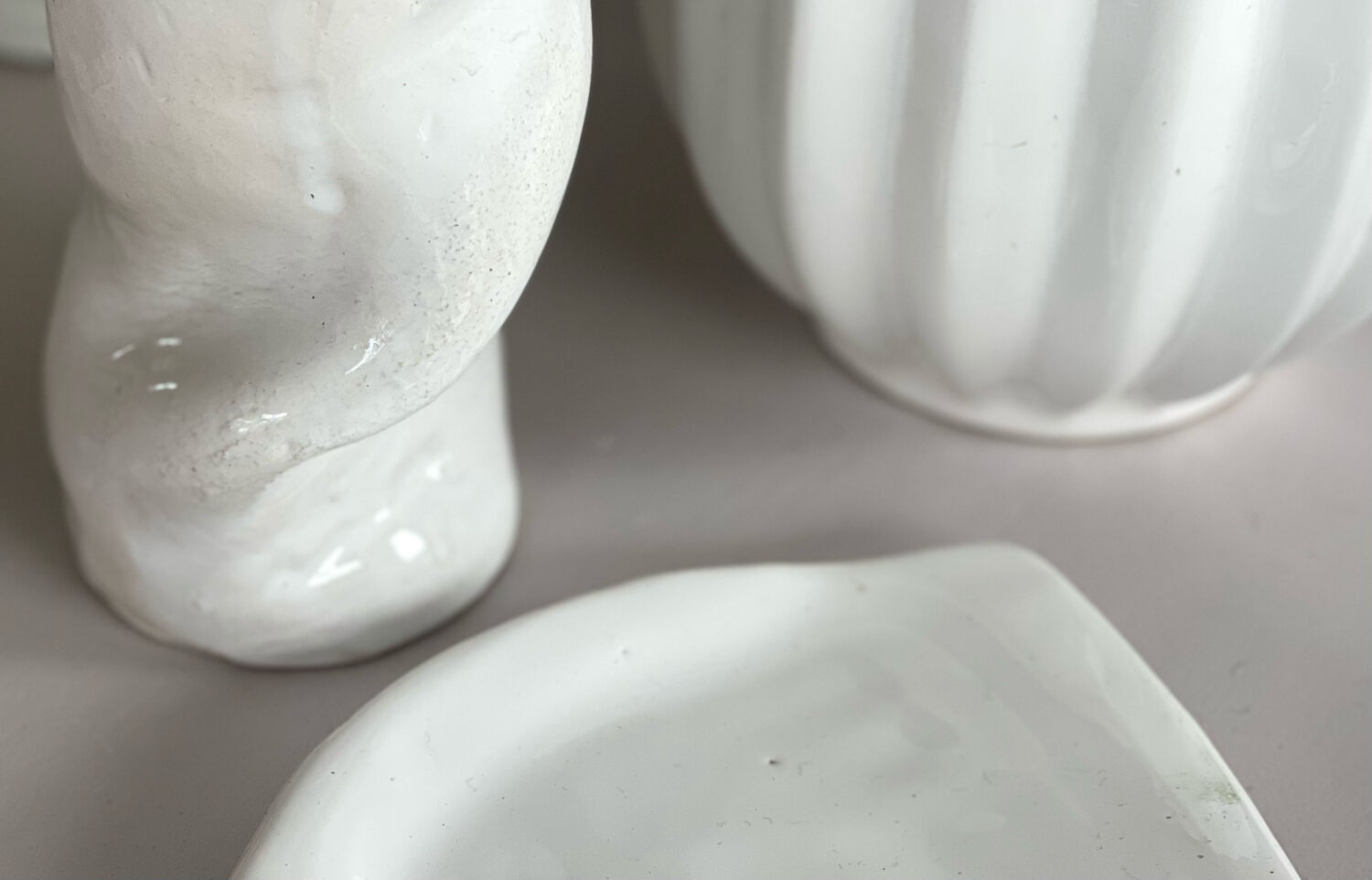 Empty ceramic pocket