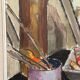 Original Swedish Oil on Canvas – “Still Life” by Harry Holmberg – Signed – Dated 1956 – Vintage & Framed – 47 × 34.5 cm (18.5" × 13.6")