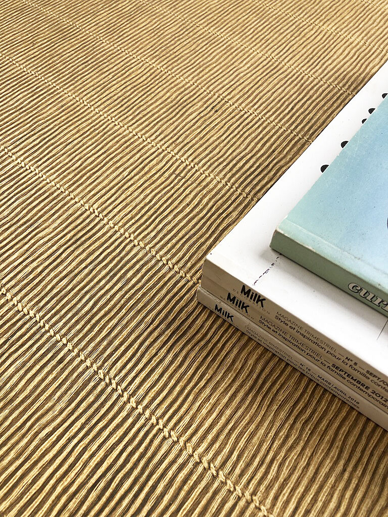 Vintage rattan meal table