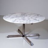 Calacatta marble Super Malta table, Roche Bobois, 1980s
