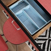 Extendable table and 6 chairs in Formica and stainless steel, brand FURANIA EUROPALU