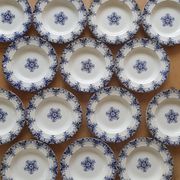 14 deep plates Terre de Fer Jules Vieillard Bordeaux Rouen