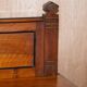 Open dwarf library in walnut, Gothic style Pugin