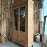 Art Deco display cabinet in oak (renovated)