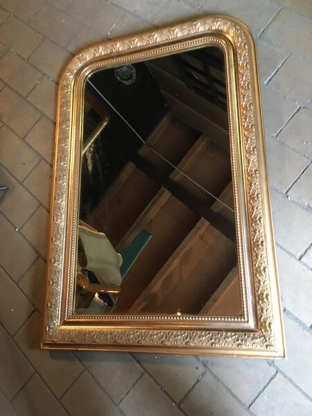 Golden Mirror late 19th 69x103cm