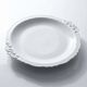 Large serving dish made of fine white Limoges porcelain, vintage/antique.