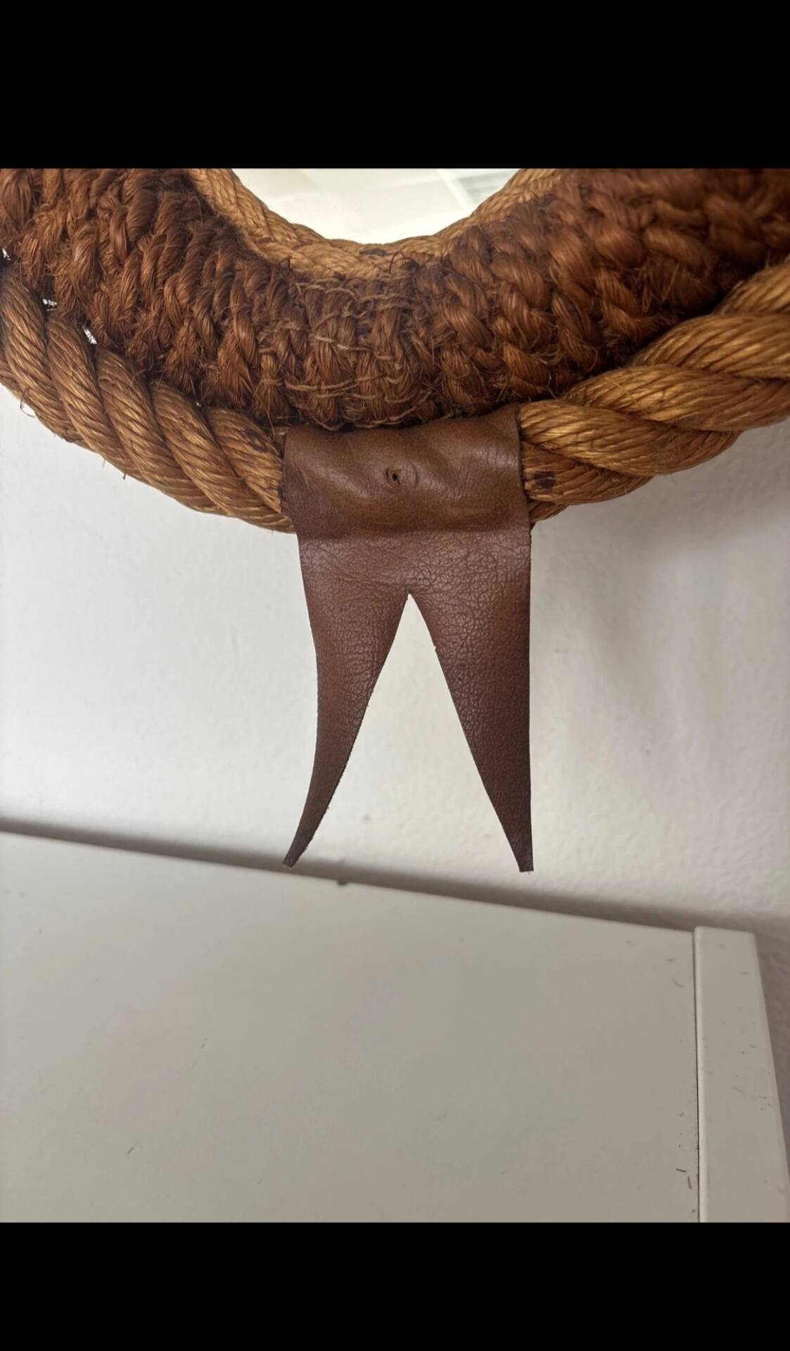 Vintage Audoux Minet mirror