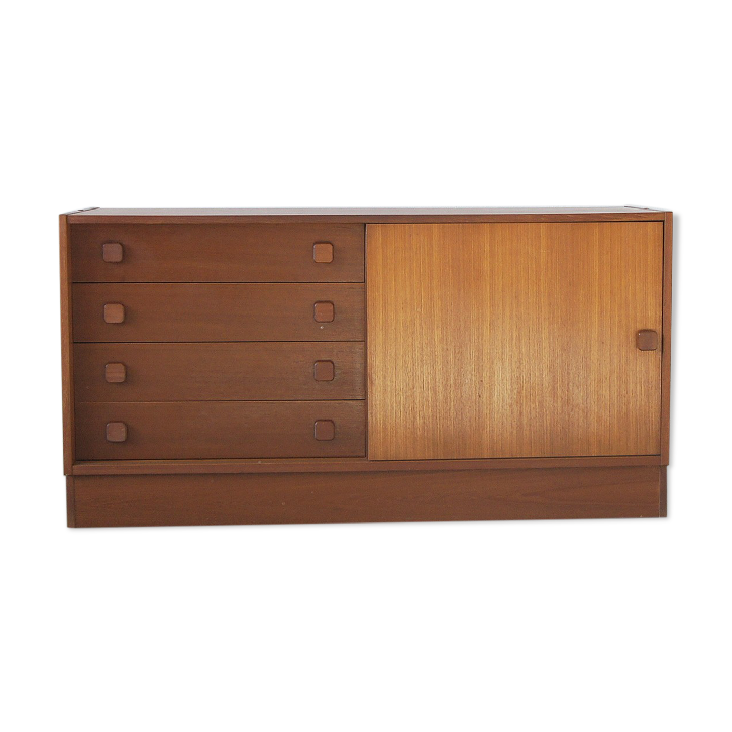 Danish teak chest of drawers from Domino Møbler, 1960s
