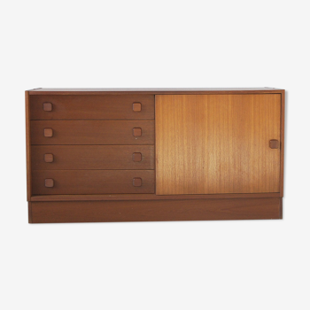 Danish teak chest of drawers from Domino Møbler, 1960s