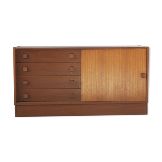 Danish teak chest of drawers from Domino Møbler, 1960s