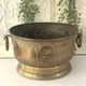 Ice Bucket, French Brass & Copper Champagne Vasque