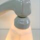 Wall lamp 1930 1940 opaline and porcelain of sarreguemines