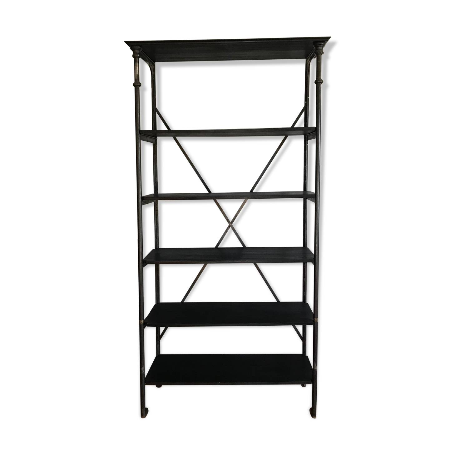 Scherf library shelf circa 1920