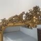 Louis XV style mirror in wood and gilded stucco, 19th century