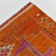 Orange & Pink Oushak Runner Rug, 103x325Cm