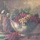 Pair of painting oils on wood still life