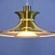 Danish hanging lamp in brass, 1970s