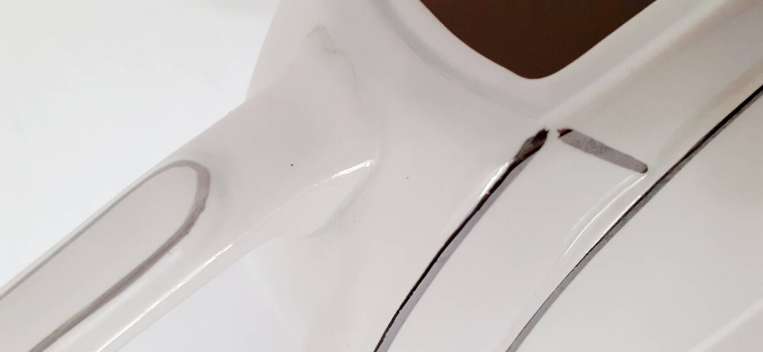 Digoin art deco porcelain coffee pot