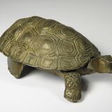 "turtle" ashtray in brass