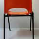 Chaise enfant vintage orange HB