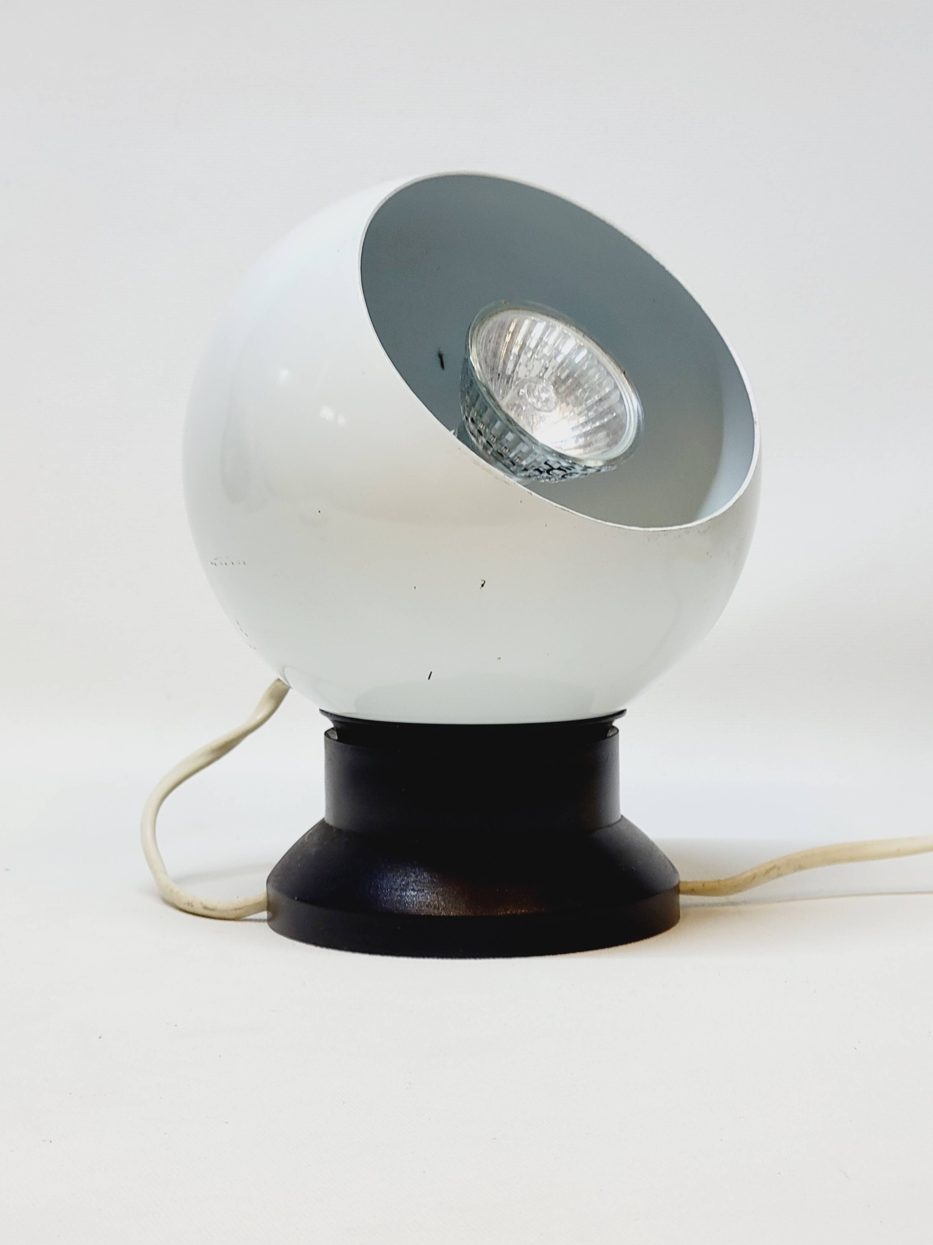Magnetic Ball Lamp Horn Belysning White Eyeball Vintage Scandinavian Dane