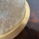 Frosted glass and brass ceiling light, 1970s