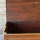 French provincial chest in carved and pegged solid oak, 18th century.