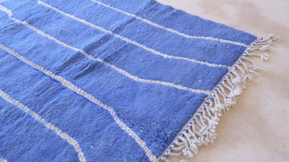 Tapis Beni Ourain bleu
