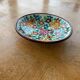 Enamelled ceramic cut floral pattern ceram Monaco vintage