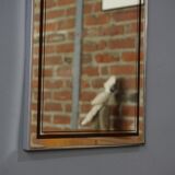 Chrome and screen-printed Deknudt mirror