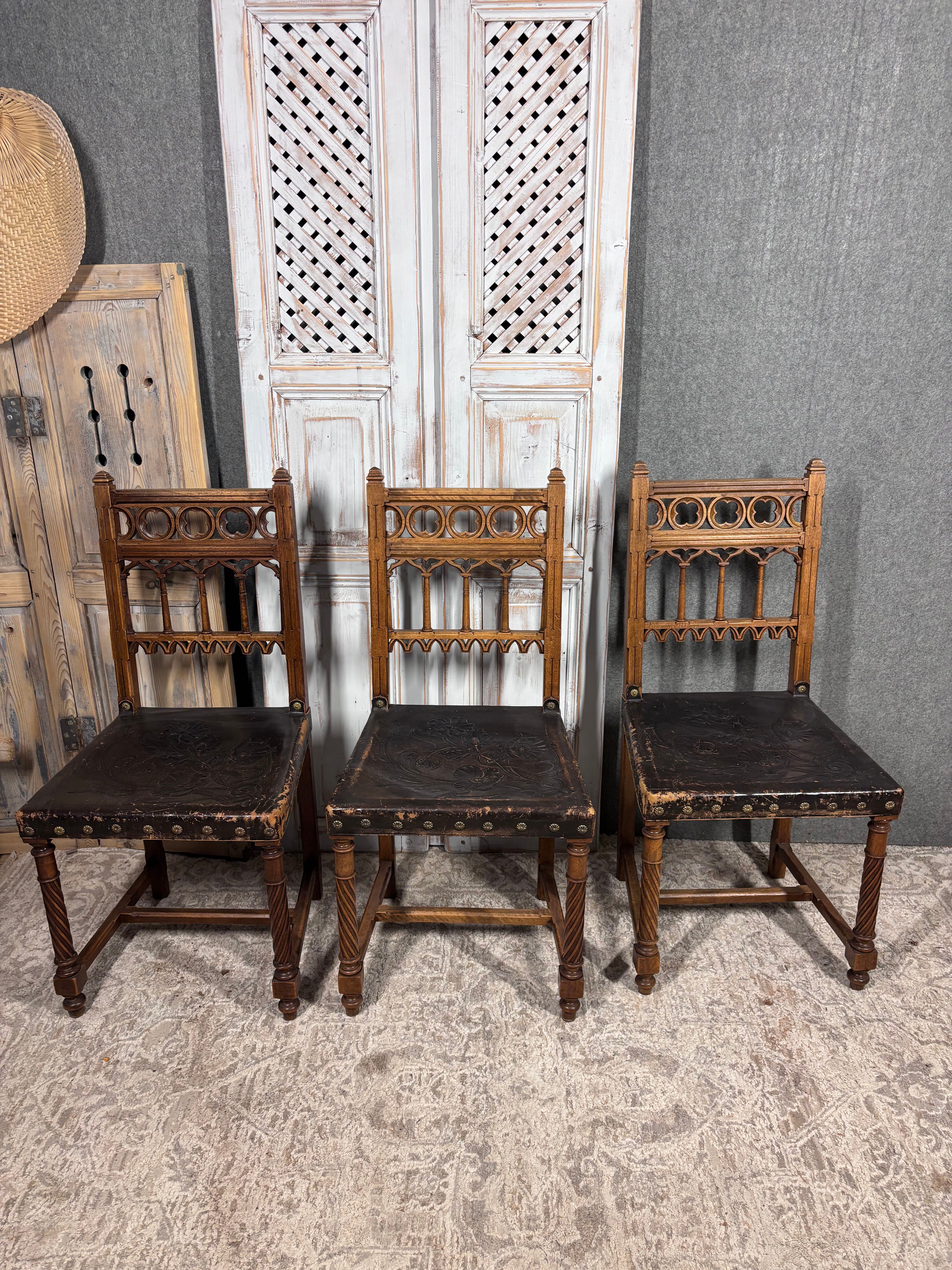 Neo-Gothic chairs