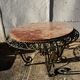 Wrought iron coffee table