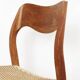 Niels O. Møller No. Dining Chairs No.71 for J. L Moller, Set of 3
