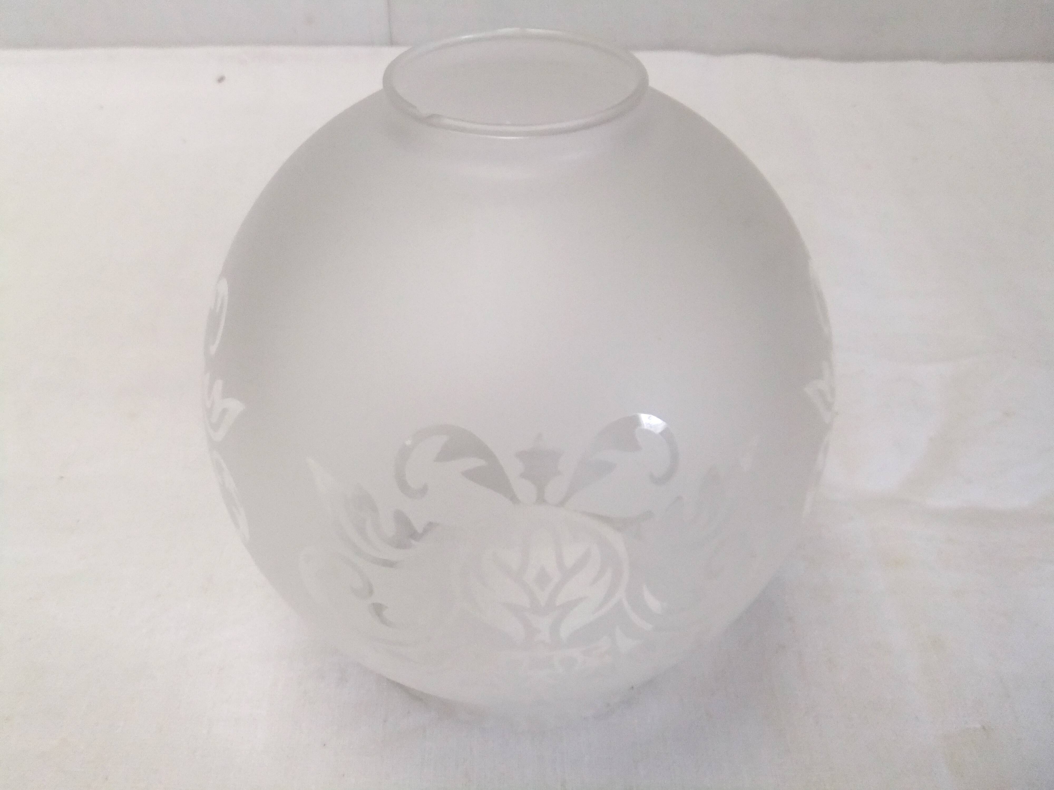 Tulip globe etched glass pendant lamp chandelier wall lamp