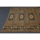 1970s Vintage Turkish Oushak Handmade Wool Cotton Orange Area Rug 170x340