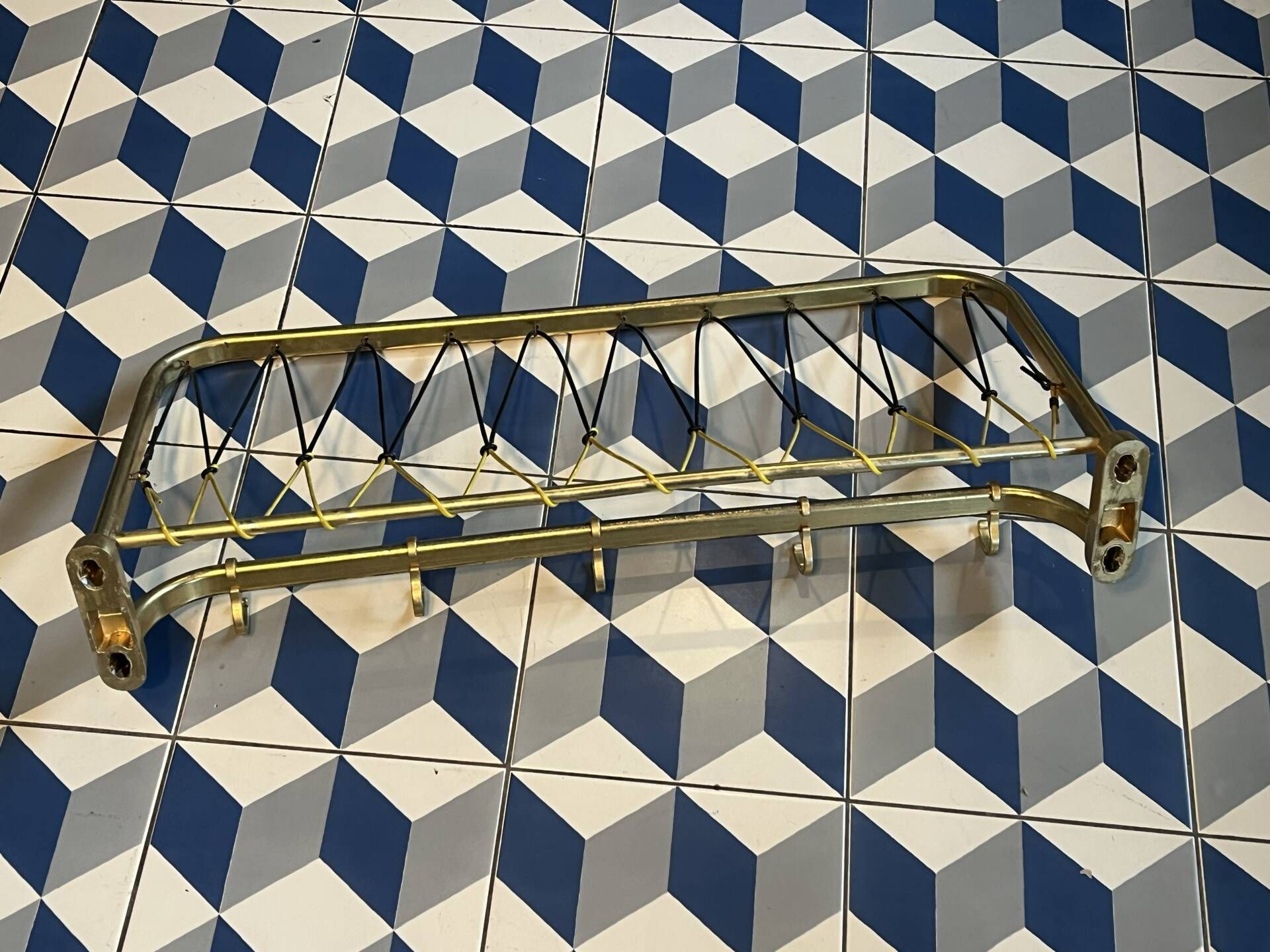 Coat rack style train luggage rack L=60 cm
