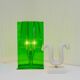 Lampe de table en polycarbonate transparent vert par Ferruccio Laviani pour Kartell, 2003.