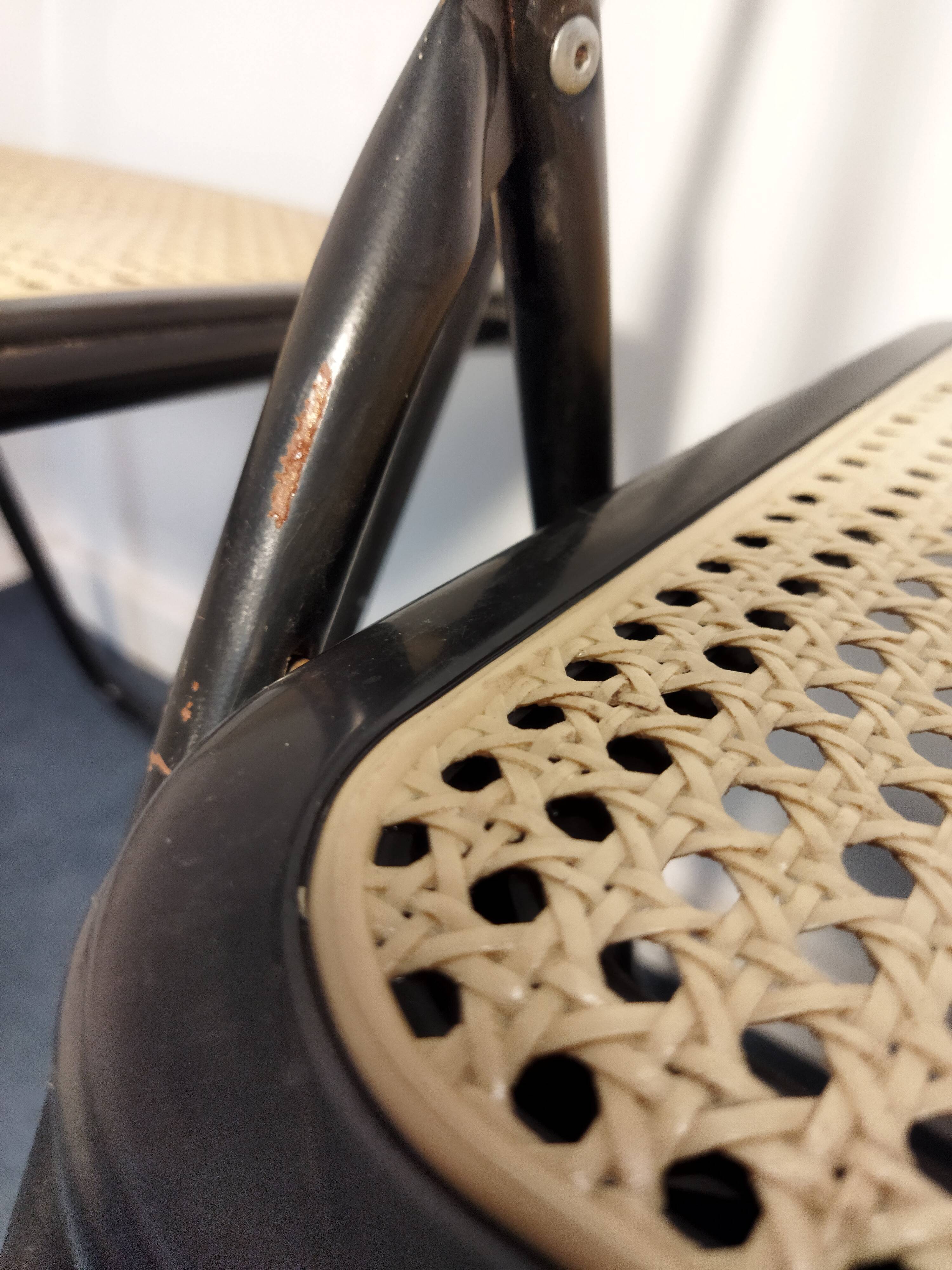 Pair of Italian folding chairs