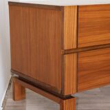 Vintage low teak sideboard, 1970