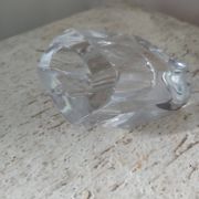 Crystal Daum ashtray pen holder tray