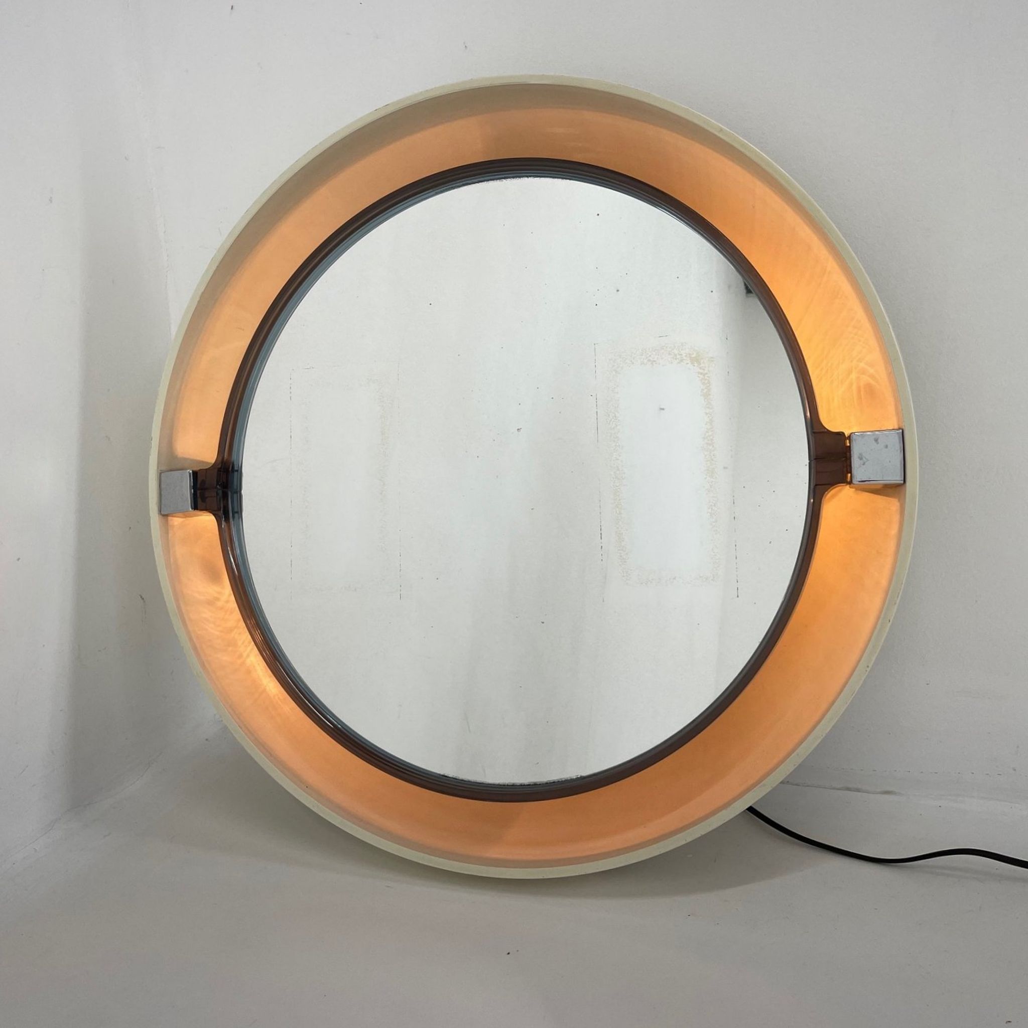 Mid-century Mirror by Allibert, 1970's 62cm