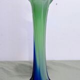 Soliflore Vase Murano Jack In The Pulpit. Arum Flower. In Blown Glass.