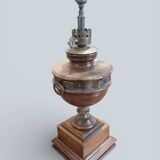 Lampe amphore en bois massif - Style 1er empire.